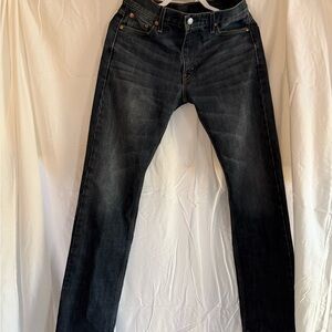 men’s levi’s 513 dark grey/black 30x32